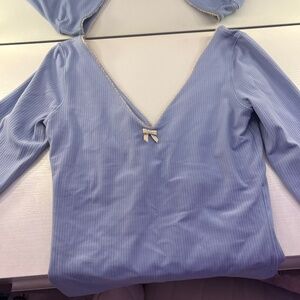 Offline Real Me XTRA Rib Open V-neck T-shirt